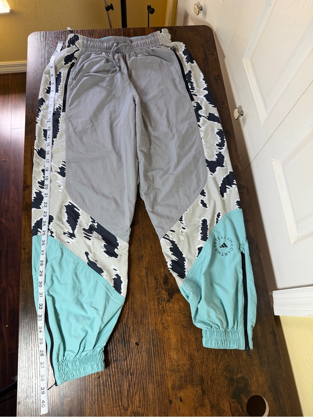 Adidas by Stella McCartney Women's Track Jogger Mint Abstract design size Small - Picture 11 of 12